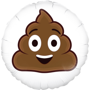Pile of Poo Emoji Balloon Small Image