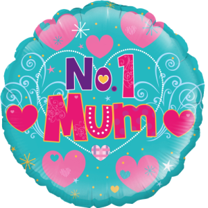 Number 1 Mum Balloon Small Image