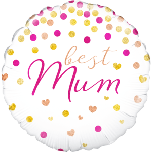 Best Mum Holographic Balloon Small Image