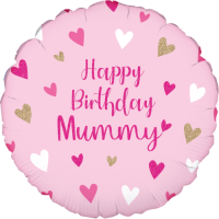 Happy Birthday Mummy Holographic Balloon
