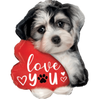 Love You Puppy Balloon