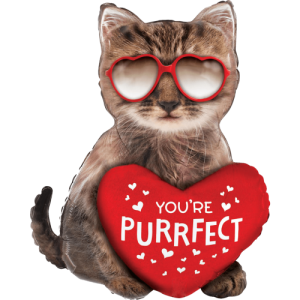 Purrfect Cat Balloon Small Image