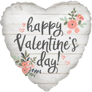 Rustic Valentine Balloon Small Image