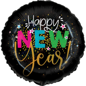 Pop Fizz Clink Cheers New Year Balloon Small Image