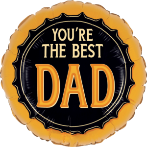 Best Dad Beer Balloon Small Image