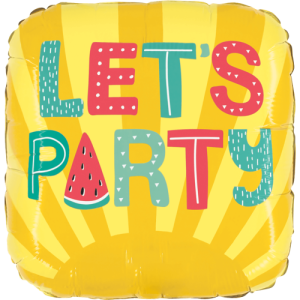 Summer Let's Party Balloon Small Image