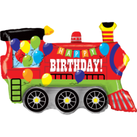 Birthday Party Train Balloon