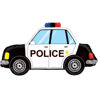 Police Car Balloon