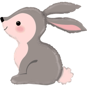 Woodland Bunny Balloon Small Image