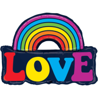 Mighty Love Rainbow Balloon