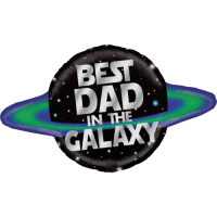 Galactic Dad Holographic Balloon
