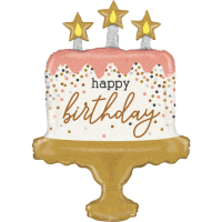 Birthday Cake Confetti Balloon