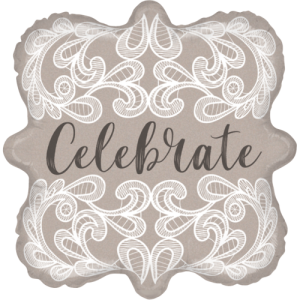 Lace Celebrate Balloon Small Image