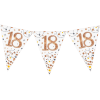 Happy 18th Birthday Rose Gold Bunting additional gift