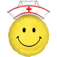 Smiley Nurse Emoji Balloon