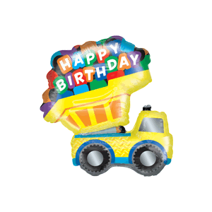Giant Birthday Digger Balloon Small Image