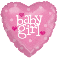 Pink Baby Girl Balloon