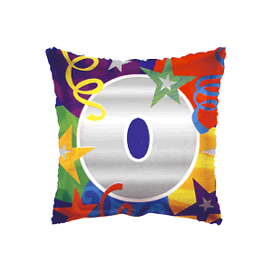 Big Square Zero Balloon Small Image