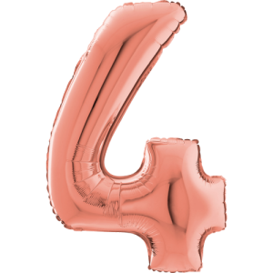 Large Rose Gold 4 Balloon Small Image
