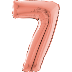 Large Rose Gold 7 Balloon Small Image