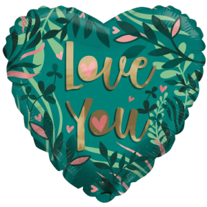 Love Green Balloon Small Image