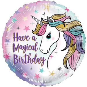 Have A Magical Birthday Unicorn Balloon Small Image