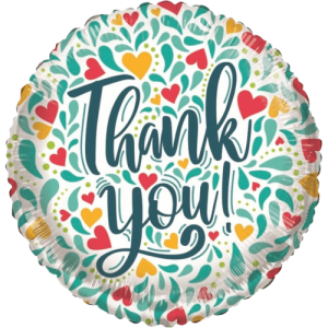 Thank You Ornamental Balloon Small Image