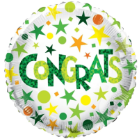 Congrats Green Balloon