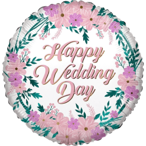 Happy Wedding Day Balloon Small Image