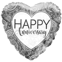 Anniversary Ornaments Silver Balloon
