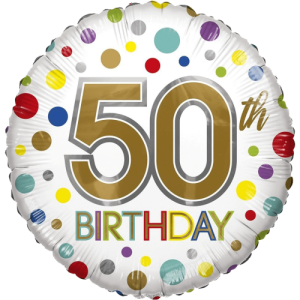 Birthday Age 50 Balloon Small Image