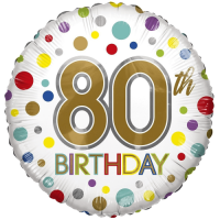 Happy Birthday Age 80 Balloon