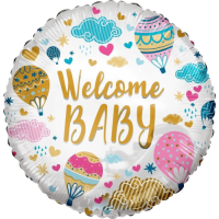 Welcome Baby Hot Air Balloons Balloon