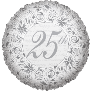 18" 25th Anniversary Balloon Small Image