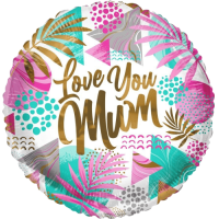 Love You Mum Jungle Balloon