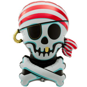 Jolly Roger Pirate Balloon Small Image