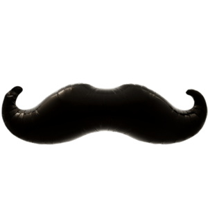 Fun Mustache Balloon Small Image