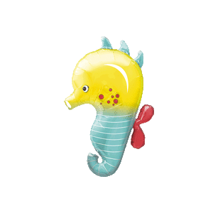 Cute Sea Horse Balloon Small Image