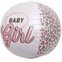 Baby Girl Pink Sphere Balloon