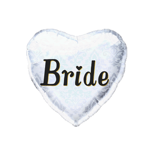 Bride Heart Balloon Small Image