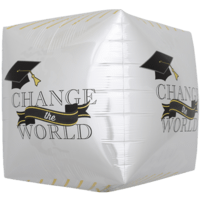 Grad Change The World Cube Balloon