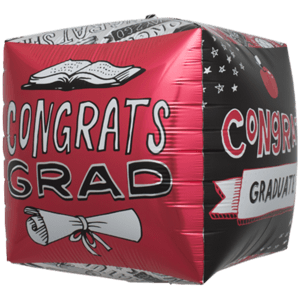 Grad Doodles Cube Balloon Small Image