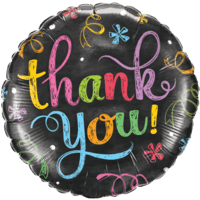 Chalkboard Thank You  Balloon