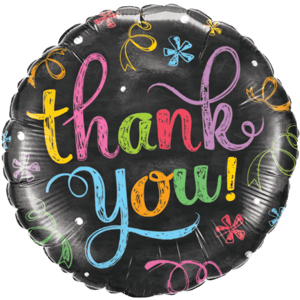 Chalkboard Thank You  Balloon Small Image