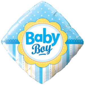 Blue Baby Boy Balloon Small Image