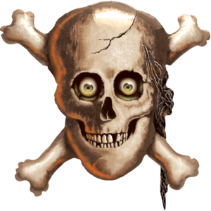 Halloween Skull Balloon Small Image