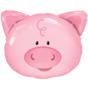 Farmyard Pig Balloon Small Image