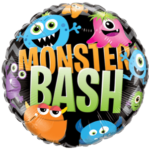 18" Boo! Monster Bash Balloon Small Image