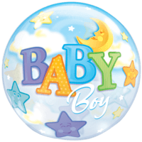 Starry Night Baby Boy Balloon