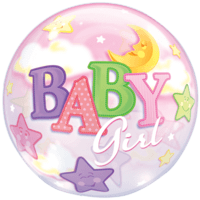 Starry Night Baby Girl Balloon